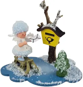 Drechslerei Kuhnert Schneeflöckchen mit Briefkasten