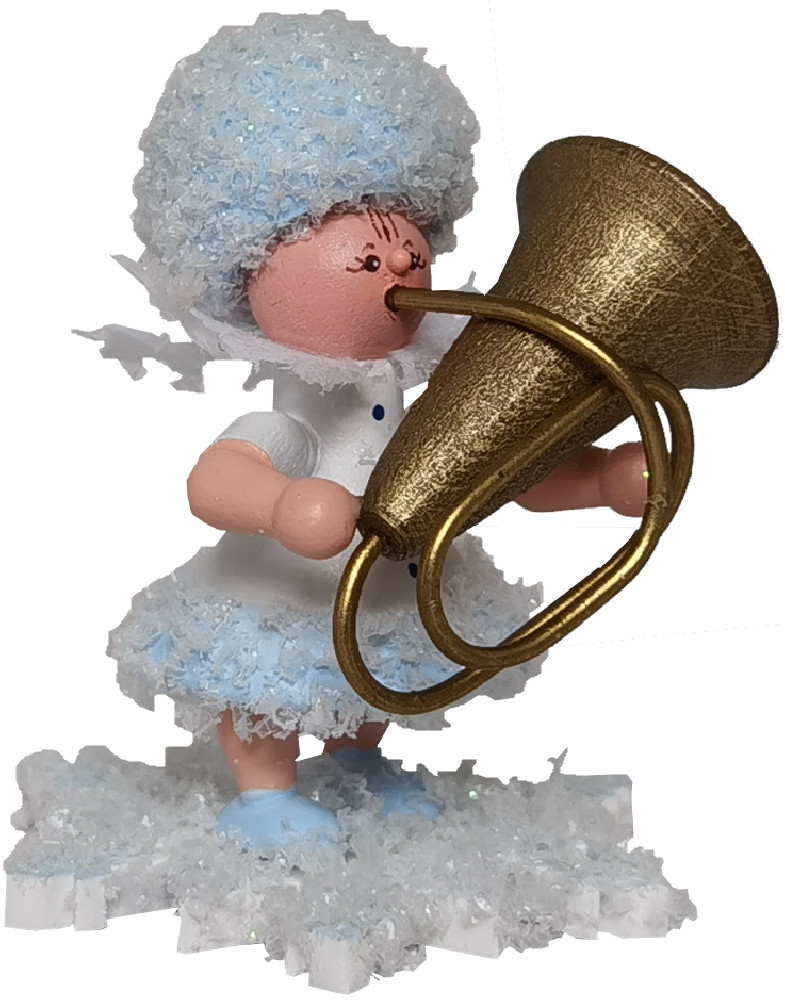 Drechslerei Kuhnert Schneeflöckchen mit Tuba