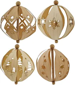 Drechslerei Kuhnert Baumschmuck Dekokugeln 3D