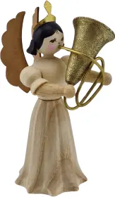 Drechslerei Kuhnert Konzertengel Sortiment 3, natur - Tuba