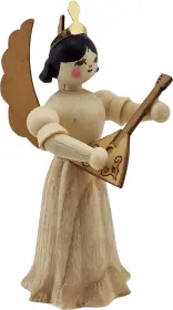 Drechslerei Kuhnert Konzertengel Sortiment 7, natur - Balalaika