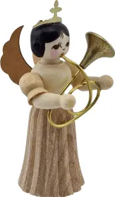 Drechslerei Kuhnert Konzertengel Sortiment 5, natur, klein - Tenorhorn