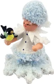 Drechslerei Kuhnert Schneeflöckchen mit Vögelchen