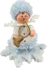 Drechslerei Kuhnert Schneeflöckchen mit Horn