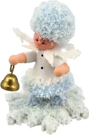 Drechslerei Kuhnert Schneeflöckchen mit Glöckchen