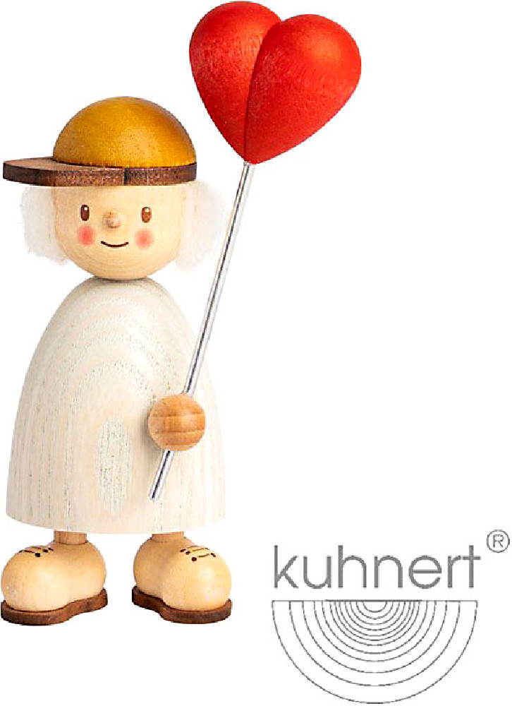 Drechslerei Kuhnert Finn mit Herzballon
