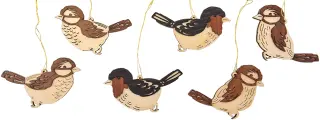 Drechslerei Kuhnert Baumschmuck Vögel