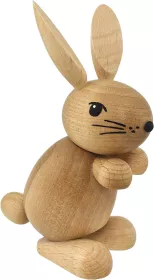 Drechslerei Kuhnert Holzfigur Hoppel - Horst, hell