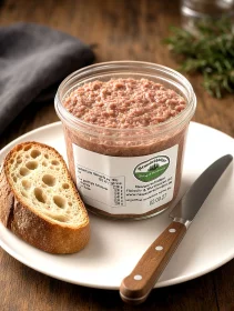 Bratwurstteig im Glas