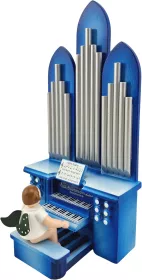 Ellmann Orgel mit Engel, mit Spielwerk, ohne Krone
