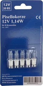 Ersatzlämpchen für Miniketten (5 Stück) - 12 V