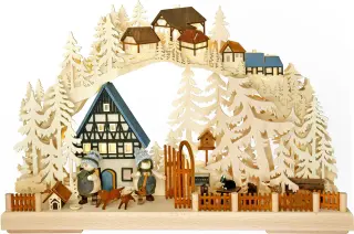 Ratags 3D-Schwibbogen Fachwerkträume, klein