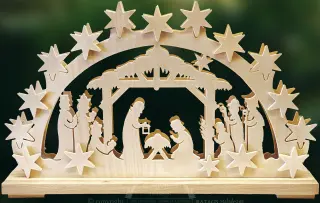 Ratags Schwibbogen Geburt Christi, klein