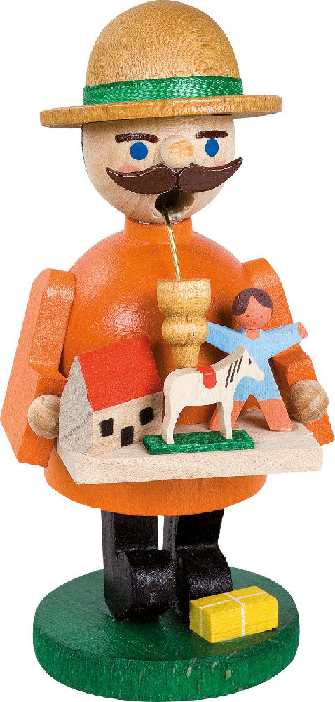 Richard Glässer Mini-Räuchermann Spielzeughändler