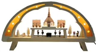 Richard Glässer LED-Lichterbogen Seiffener Kirche