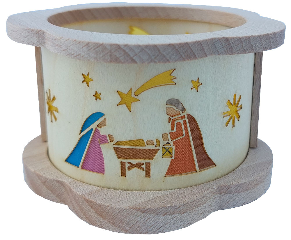 Richard Glässer Teelichtlaterne Christi Geburt