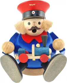 Richard Glässer Kugelrauchmann Modellbahnfreund, sitzend