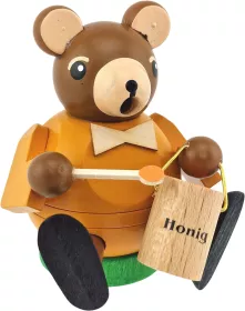 Richard Glässer Minikugelrauchfigur Bär