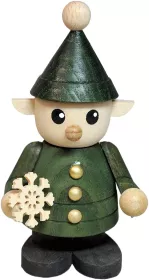 Richard Glässer Weihnachtself mit Schneeflocke