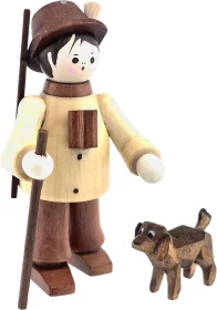 Romy Thiel Förster mit Hund - natur