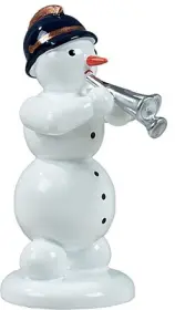 Ellmann Schneemann mit Martinstrompete
