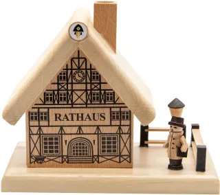 Spielwarenmacher Günther Räucherhaus Rathaus, 12 cm