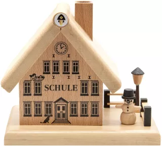Spielwarenmacher Günther Räucherhaus Schule, 12 cm
