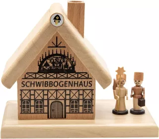 Spielwarenmacher Günther Räucherhaus Schwibbogenhaus, 12 cm