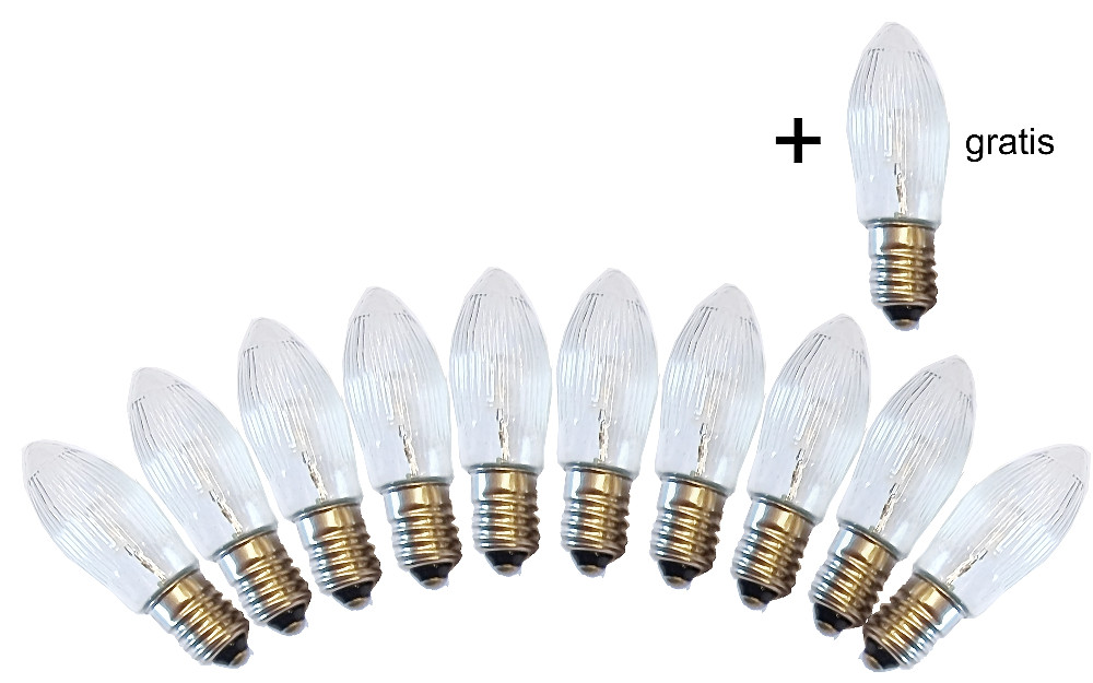 Umrüstset Außenschwibbogen LED-Filament 10er Set + 1 gratis