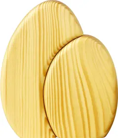 Björn Köhler Busch, 2-teilig, natur, 18 cm