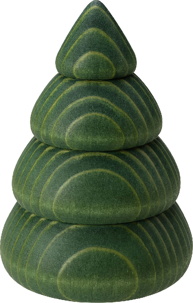 Björn Köhler Baum, grün, mini - 6,5 cm