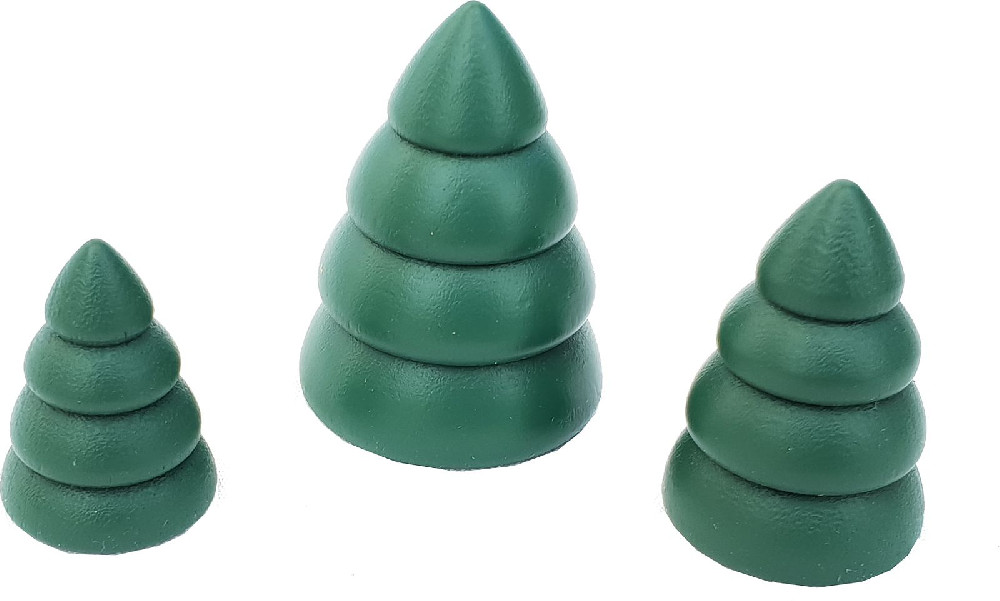 Björn Köhler Miniatur-Baumset 1 - Bäume, grün