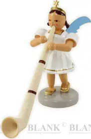 Blank Kurzrockengel mit Alphorn, farbig