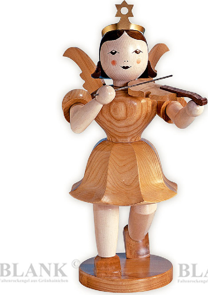 Blank Deko-Kurzrockengel mit Violine, 50 cm
