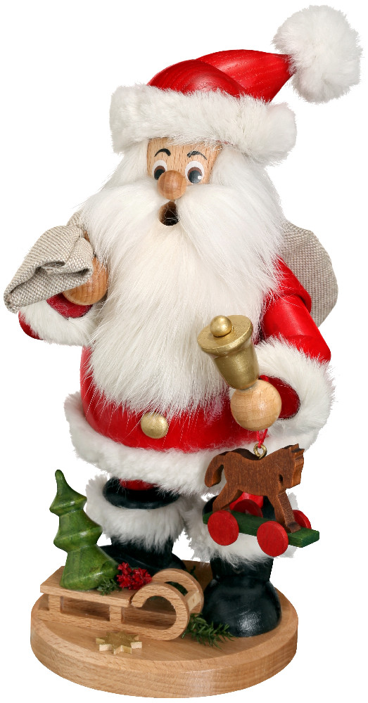 Drechselwerkstatt Uhlig Weihnachtsmann mit Geschenken