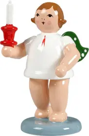 Ellmann Adventengel mit Kerze, ohne Krone