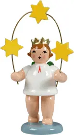 Ellmann Engel mit Sternbogen, mit Krone