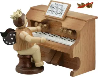 Ellmann Engel am Harmonium- Natur ohne-Krone