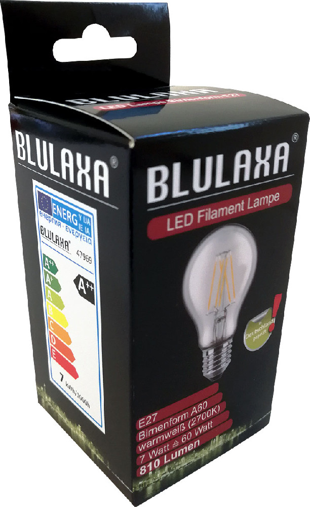 LED-Lampe 7 Watt, Blulaxa, E27
