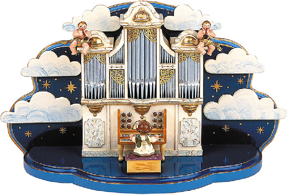 Hubrig Volkskunst Orgel mit kleiner Wolke
