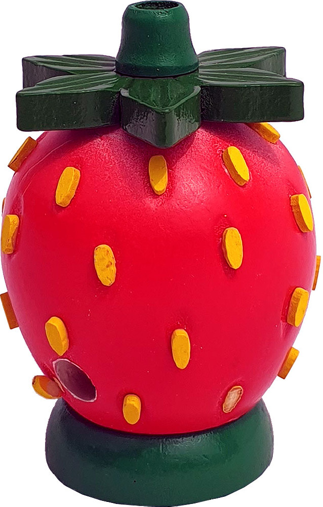 KNOX Räucherfigur aus Holz - Erdbeere