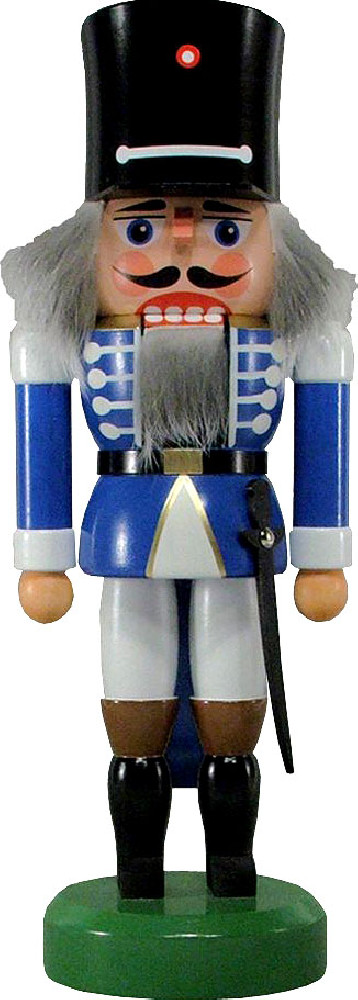 HoDreWa Legler Nussknacker Wachsoldat, blau, 26 cm