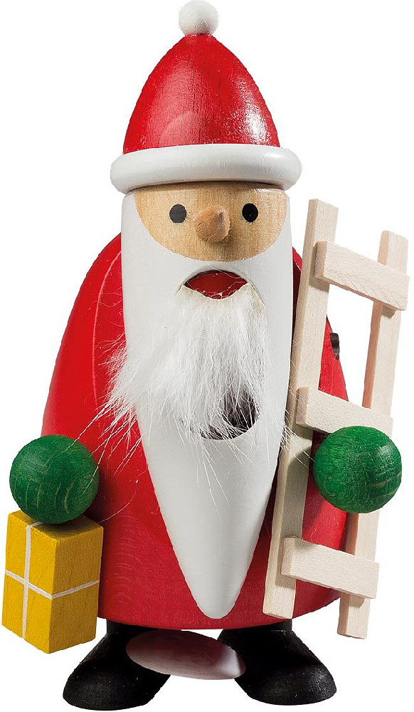 Richard Glässer Nußknacker Langbart Santa mit Leiter 
