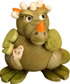 Seiffener Volkskunst eG Kugelräucherfiguren, Räucherdrachen - Mama
