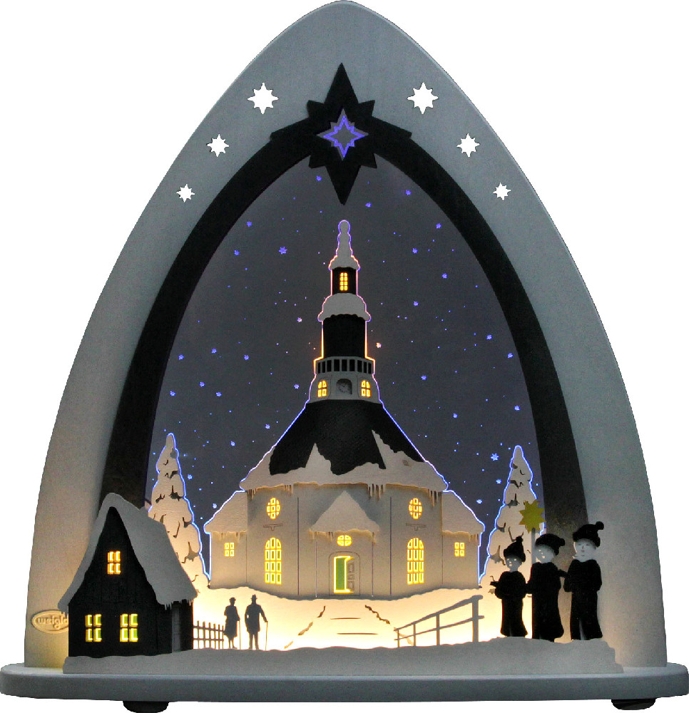 WEIGLA LED-Lichterspitze Seiffner Kirche