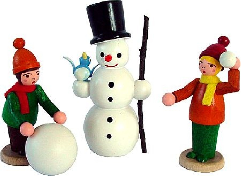 Dregeno Kinder mit Schneemann