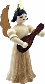 Drechslerei Kuhnert Konzertengel Sortiment 3, natur - Mandoline