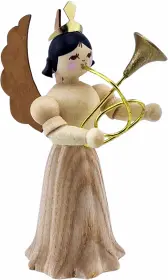 Drechslerei Kuhnert Konzertengel Sortiment 5, natur - Tenorhorn