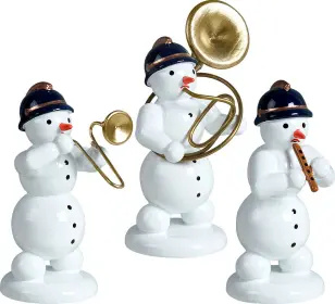 Ellmann Schneemannmusikanten, 3-teilig
