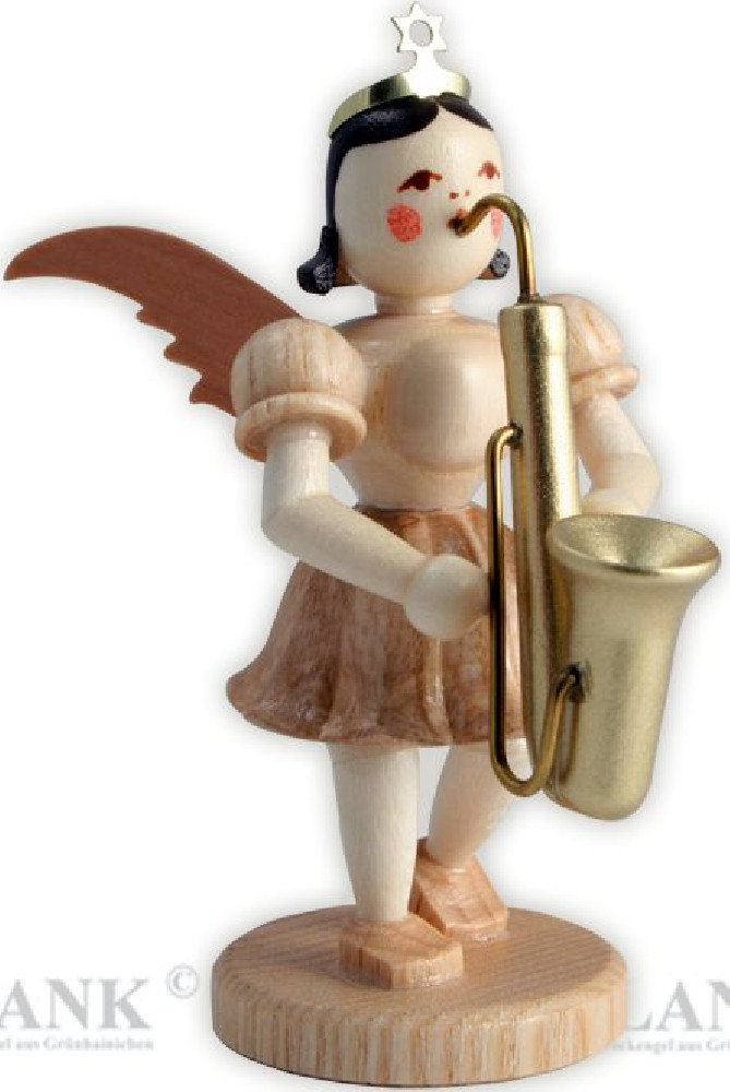 Blank Kurzrockengel mit Saxophon